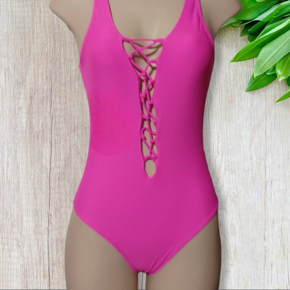 One Piece Swimsuit pink medium